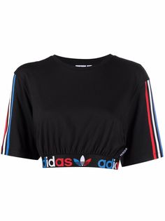 adidas укороченная футболка Adicolor