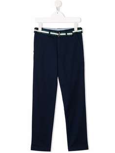 Ralph Lauren Kids прямые брюки чинос с поясом