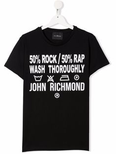 John Richmond Junior футболка с графичным принтом