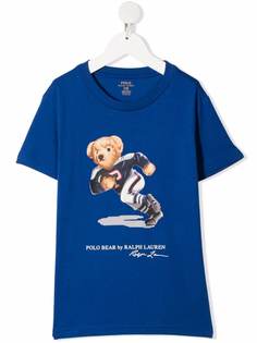 Ralph Lauren Kids футболка с принтом и круглым вырезом