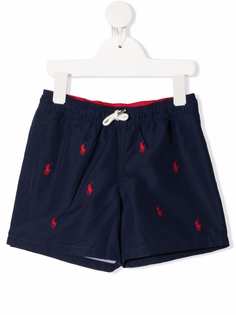 Ralph Lauren Kids плавки-шорты с логотипом Pony