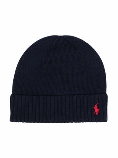 Ralph Lauren Kids шапка бини с логотипом Pony