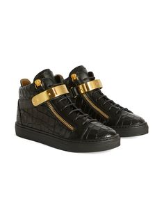 Giuseppe Junior кеды Kriss 1/2 с тиснением под змеиную кожу