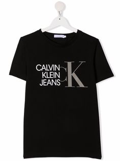 Calvin Klein Kids футболка с логотипом