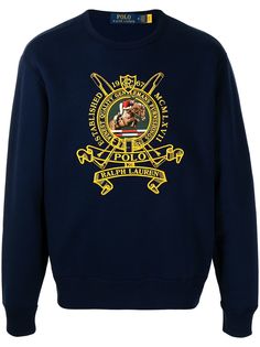 Polo Ralph Lauren флисовая толстовка с вышивкой