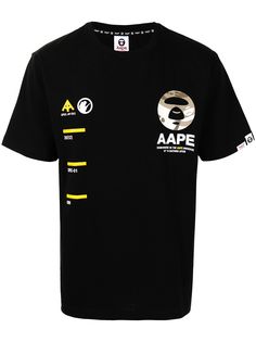 AAPE BY *A BATHING APE® футболка с надписью