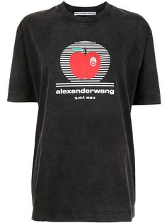 Alexander Wang футболка с логотипом