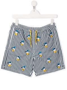 Mc2 Saint Barth Kids плавки-шорты Donald в полоску