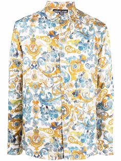 Versace Jeans Couture рубашка с узором