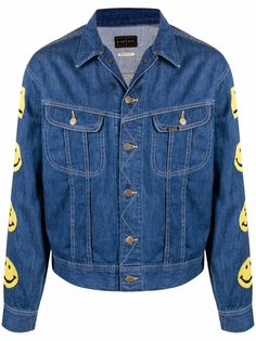 Kapital джинсовая куртка с нашивкой-логотипом