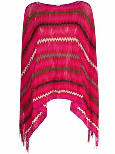 M Missoni пончо с эффектом металлик
