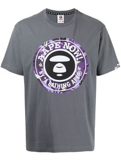 AAPE BY *A BATHING APE® футболка с логотипом