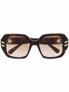 Stella McCartney Eyewear солнцезащитные очки в массивной оправе