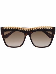 Stella McCartney Eyewear солнцезащитные очки в квадратной оправе