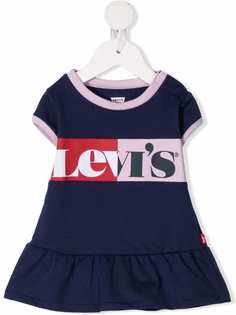 Levis Kids платье мини в стиле колор-блок