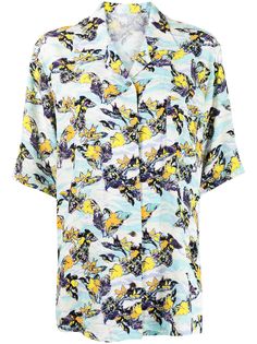sulvam рубашка Aloha с принтом