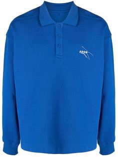 Ader Error Needle logo polo shirt