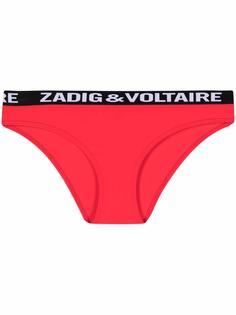Zadig&Voltaire плавки бикини с логотипом на поясе