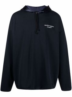 Société Anonyme худи с вышитым логотипом