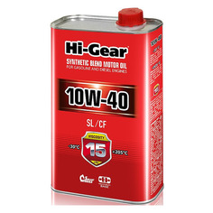 Моторное масло HI-GEAR HG1110 10W-40 1л. полусинтетическое