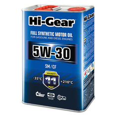 Моторное масло HI-GEAR HG0034 5W-30 4л. синтетическое