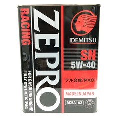 Моторное масло IDEMITSU Zepro Racing 5W-40 4л. синтетическое [3585004]
