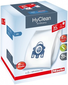 Мешки для пылесоса Miele Allergy GN XL-Pack 2 HyClean+фильтр HA50