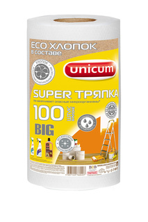 Тряпка 100 л/рул. UNICUM