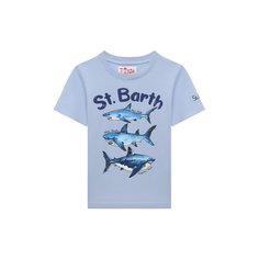 Хлопковая футболка MC2 Saint Barth