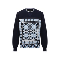 Свитшот из хлопка и льна Dolce & Gabbana