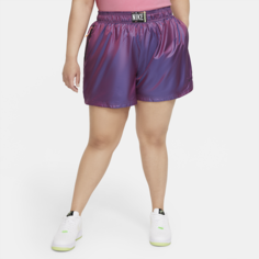 Женские шорты из тканого материала Nike Sportswear (большие размеры) - Пурпурный