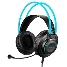 Компьютерная гарнитура A4Tech Fstyler FH200U серый/синий Fstyler FH200U серый/синий