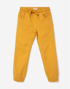 Горчичные брюки-джоггеры для мальчика Gloria Jeans