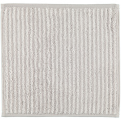 Полотенце CAWO Stripes белое с серым 30х30 см