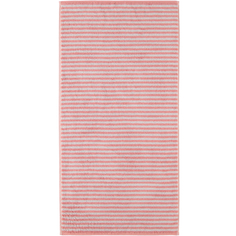 Полотенце CAWO Campus Stripes коралловое 50х100 см