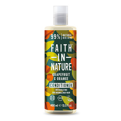 Кондиционер для волос FAITH IN NATURE укрепляющий с маслами грейпфрута и апельсина для нормальных и жирных волос 400 мл