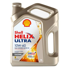Моторное масло SHELL Helix Ultra Racing 10W-60 4л. синтетическое [550046412]