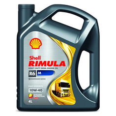 Моторное масло SHELL Rimula R6 M 10W-40 4л. синтетическое [550046381]