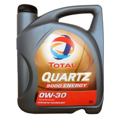 Моторное масло TOTAL Quartz 9000 0W-30 4л. синтетическое [151523]