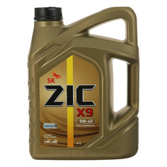 Моторное масло ZIC X9 5W-40 4л. синтетическое [162902]