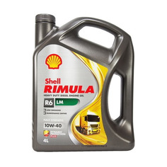 Моторное масло SHELL Rimula R6 LM 10W-40 5л. синтетическое [550054436]