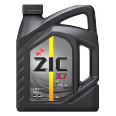 Моторное масло ZIC X7 LS 10W-30 4л. синтетическое [162649]