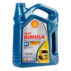 Моторное масло SHELL Rimula R5 E 10W-40 4л. полусинтетическое [550046355]