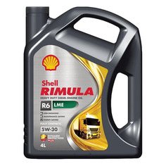 Моторное масло SHELL Rimula R6 LME 5W-30 4л. синтетическое [550057735]