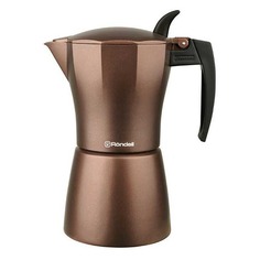 Кофеварка RONDELL 0995-RD-01, гейзерная, коричневый