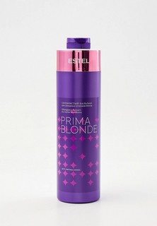 Бальзам для волос Estel PRIMA BLONDE, для холодных оттенков блонд, ESTEL PROFESSIONAL серебристый, 1000 мл