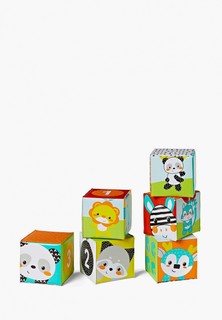 Набор игрушек для купания Infantino Мягкие кубики, "Цвета и числа", 6 шт.
