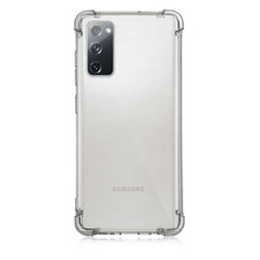 Чехол (клип-кейс) Brosco, для Samsung Galaxy S20, прозрачный [ss-s20fe-hard-tpu-transparent] Noname