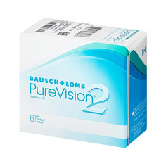 Контактные линзы BAUSCH + LOMB PureVision 2, 8.6мм, -1, 6шт