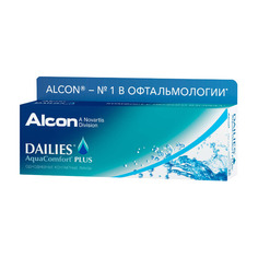 Контактные линзы ALCON Dailies Aqua Comfort Plus, 8.7мм, -5, 30шт